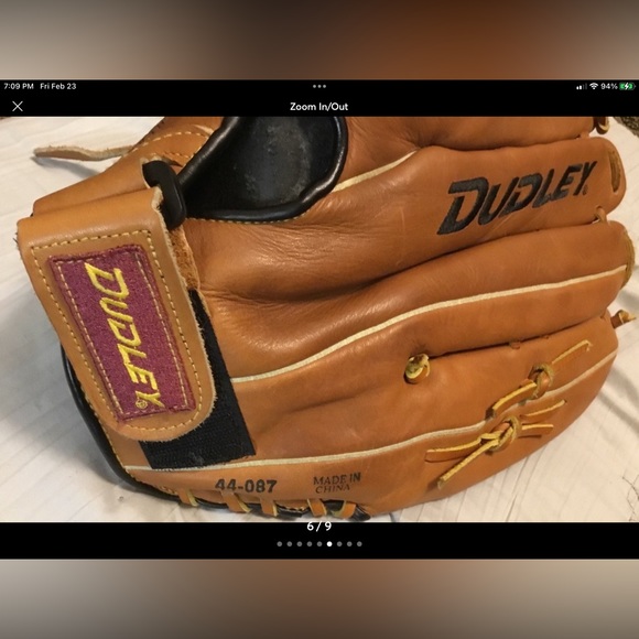 Dudley DSG9 Softball Glove Heat Series 14"  Leather Handcrafted~for Lefthander - Picture 6 of 9